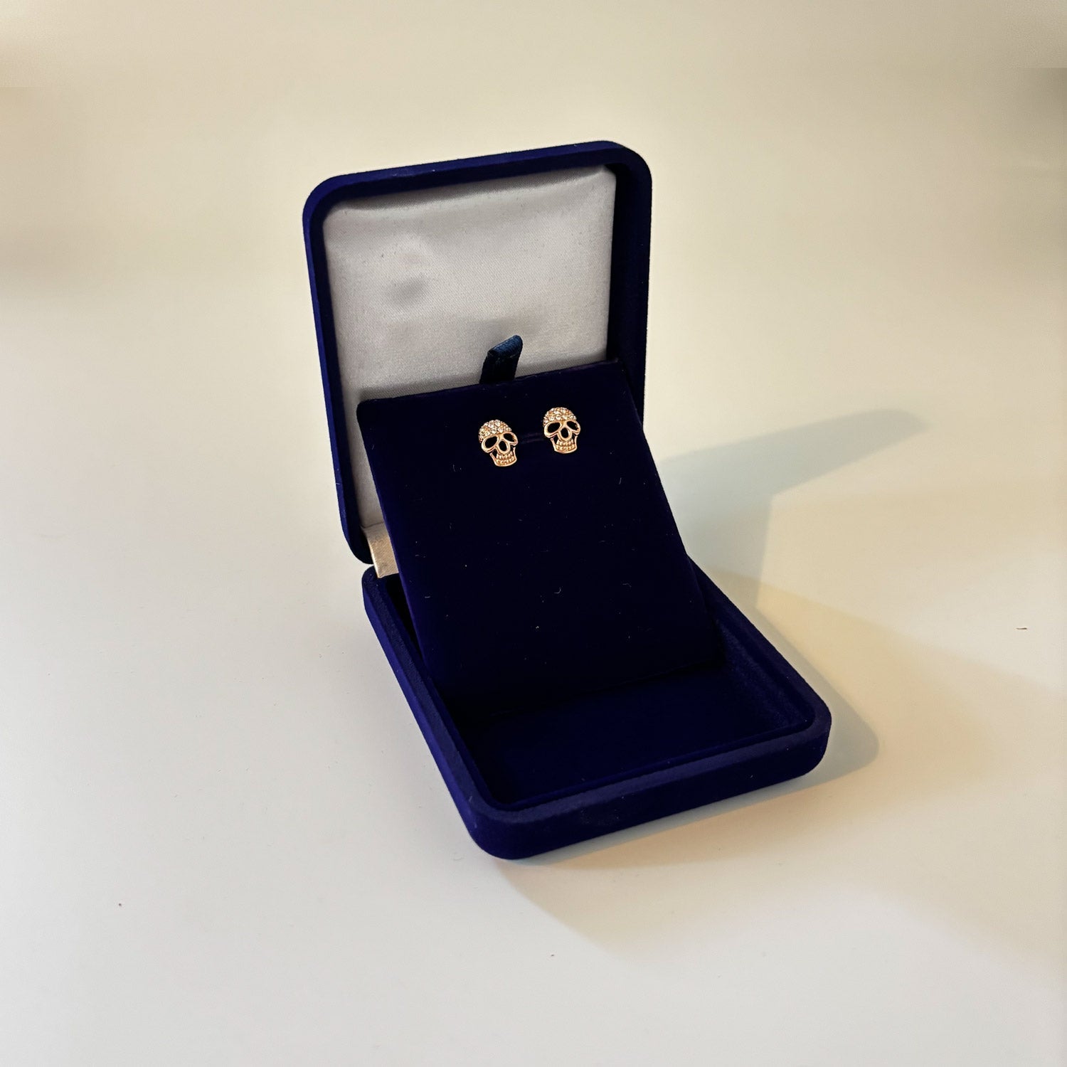 Boucles d'Oreilles Tête de Mort avec Cristal Swarovski® Elements Oh, mes Bijoux !