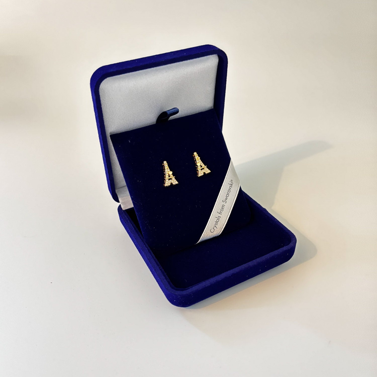 Boucles d’Oreilles Tour Eiffel (Cœur Étoile) avec Cristal Swarovski® Elements Oh, mes Bijoux !