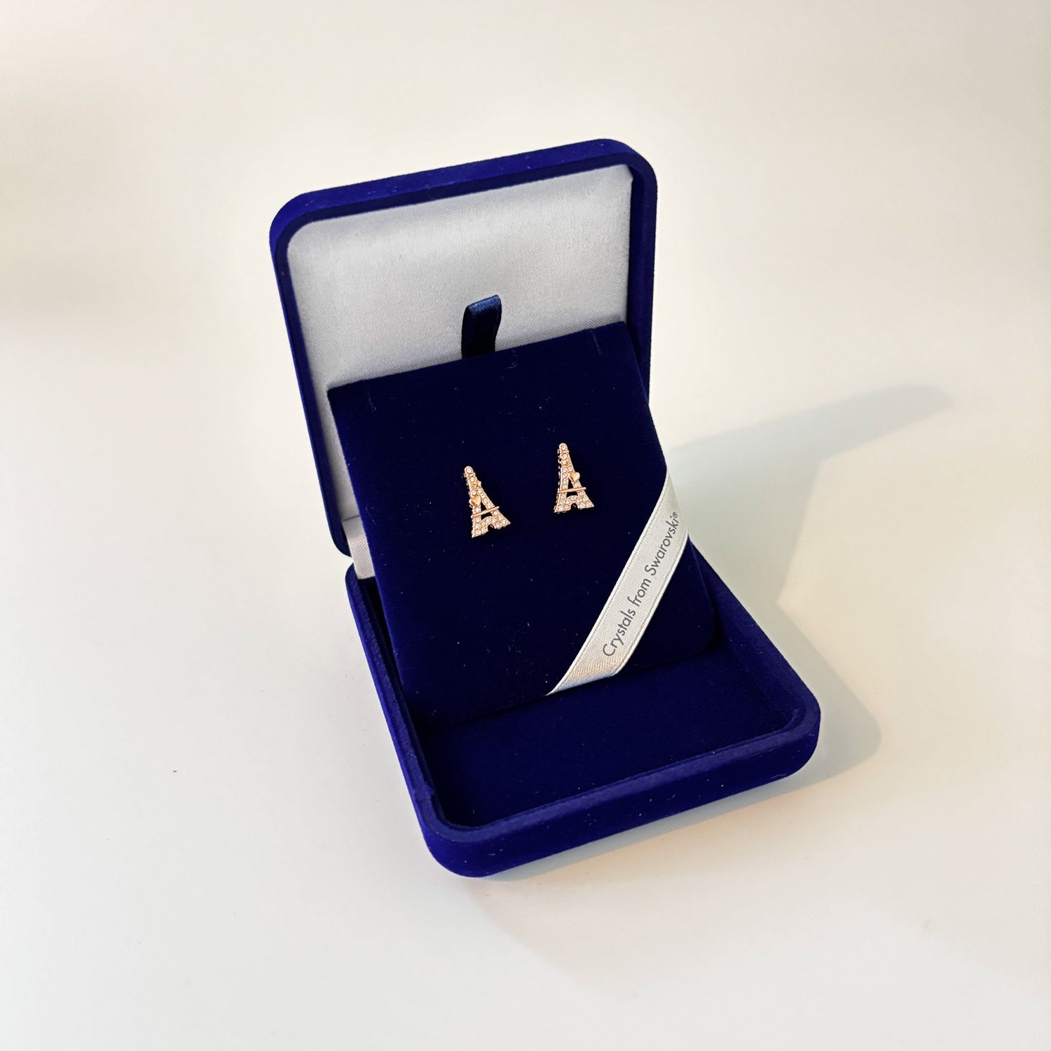 Boucles d’Oreilles Tour Eiffel (Cœur Étoile) avec Cristal Swarovski® Elements Oh, mes Bijoux !