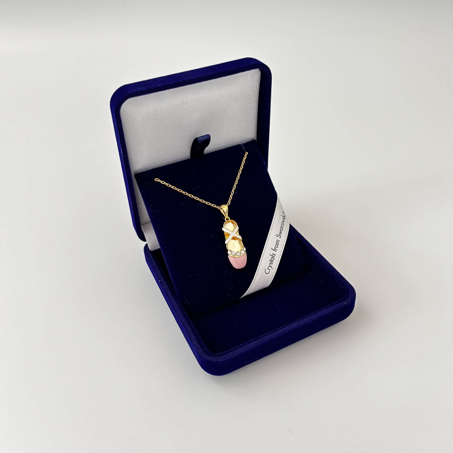 Collier avec Pendentif Chausson de Ballerine – Swarovski® Elements Oh, mes Bijoux !