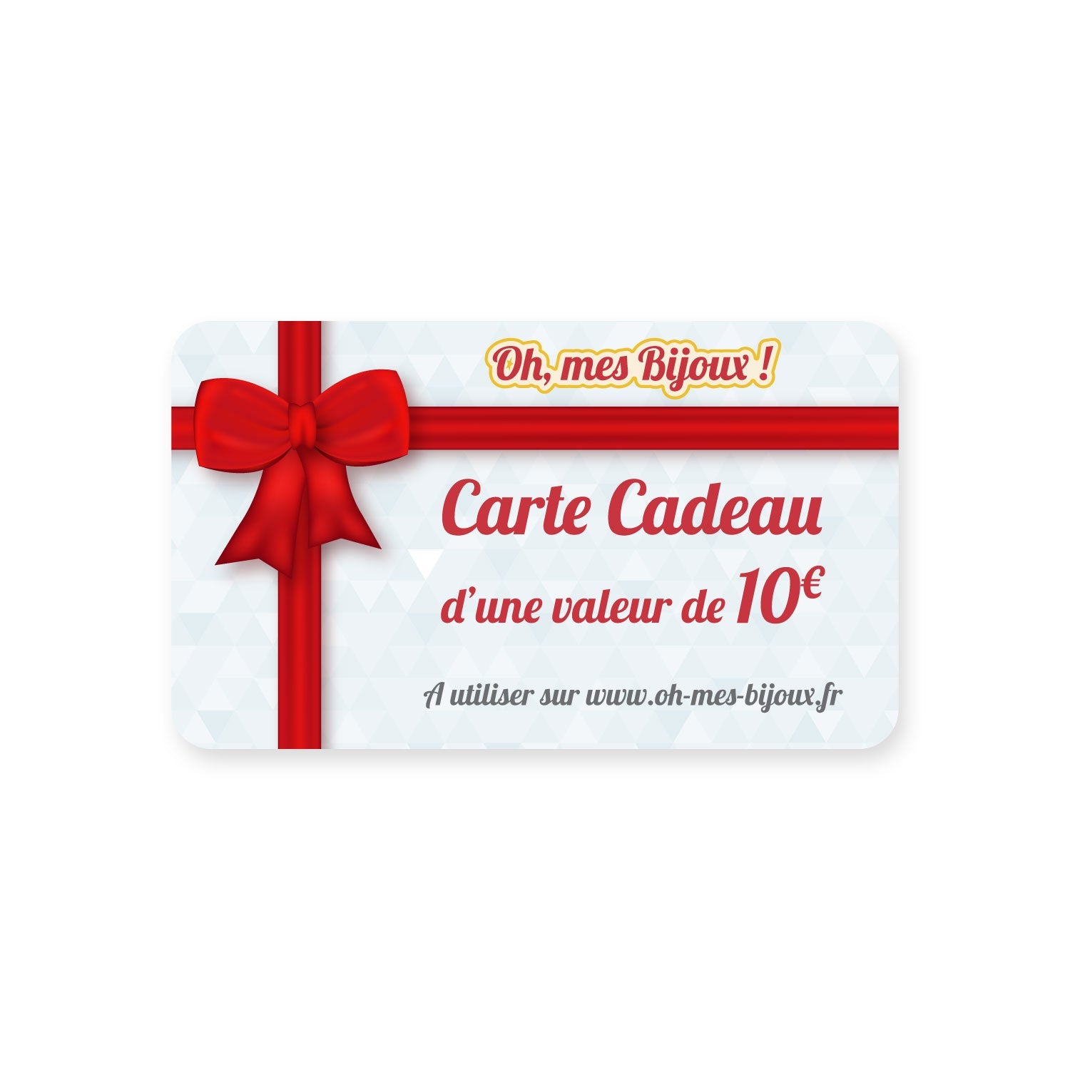 🎁 Carte Cadeau Bijoux – Offrez le choix parfait Oh, mes Bijoux !