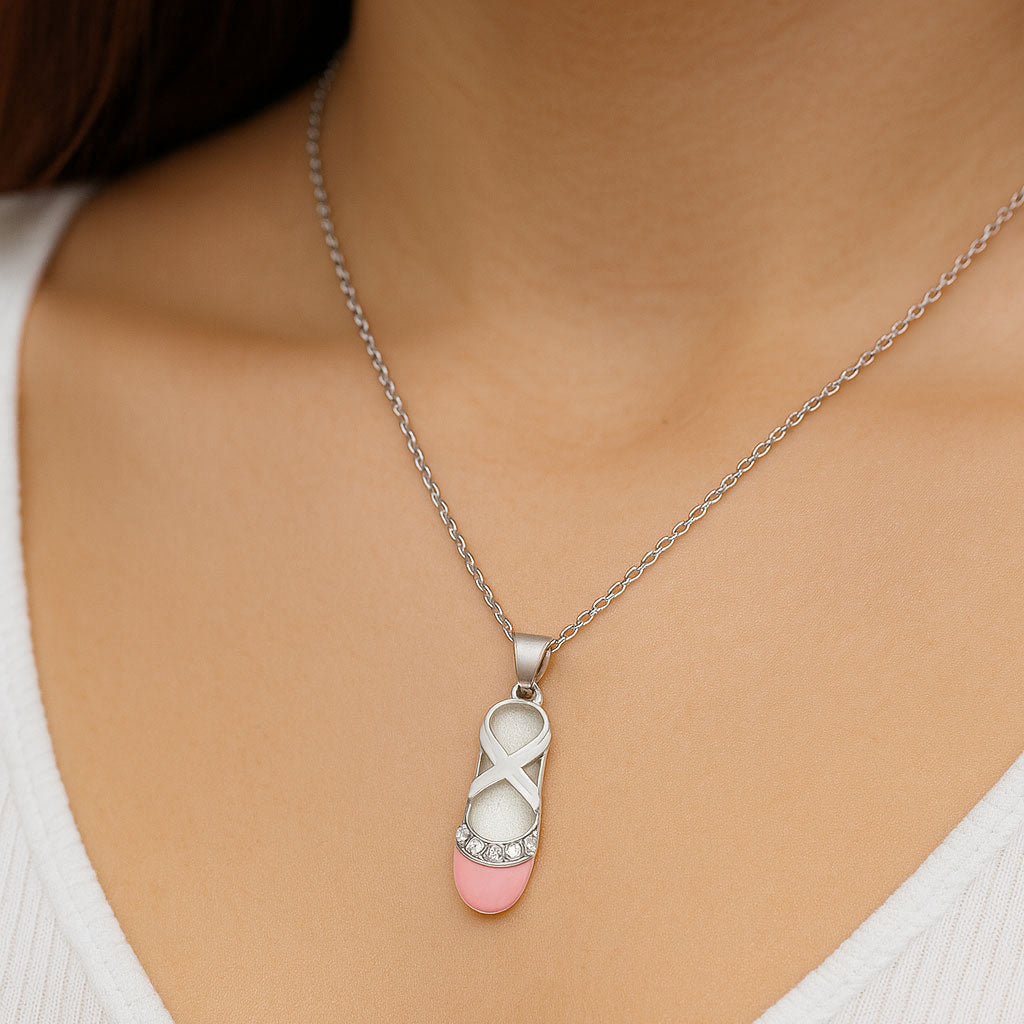 Collier avec Pendentif Chausson de Ballerine – Swarovski® Elements Oh, mes Bijoux !
