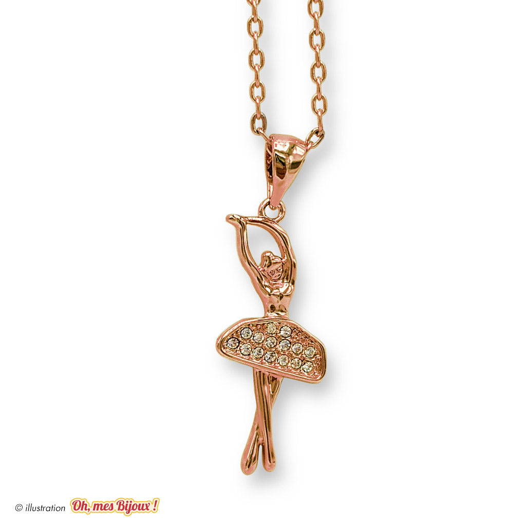 Collier avec Pendentif Danseuse Ballerine - Swarovski® Elements Oh, mes Bijoux !
