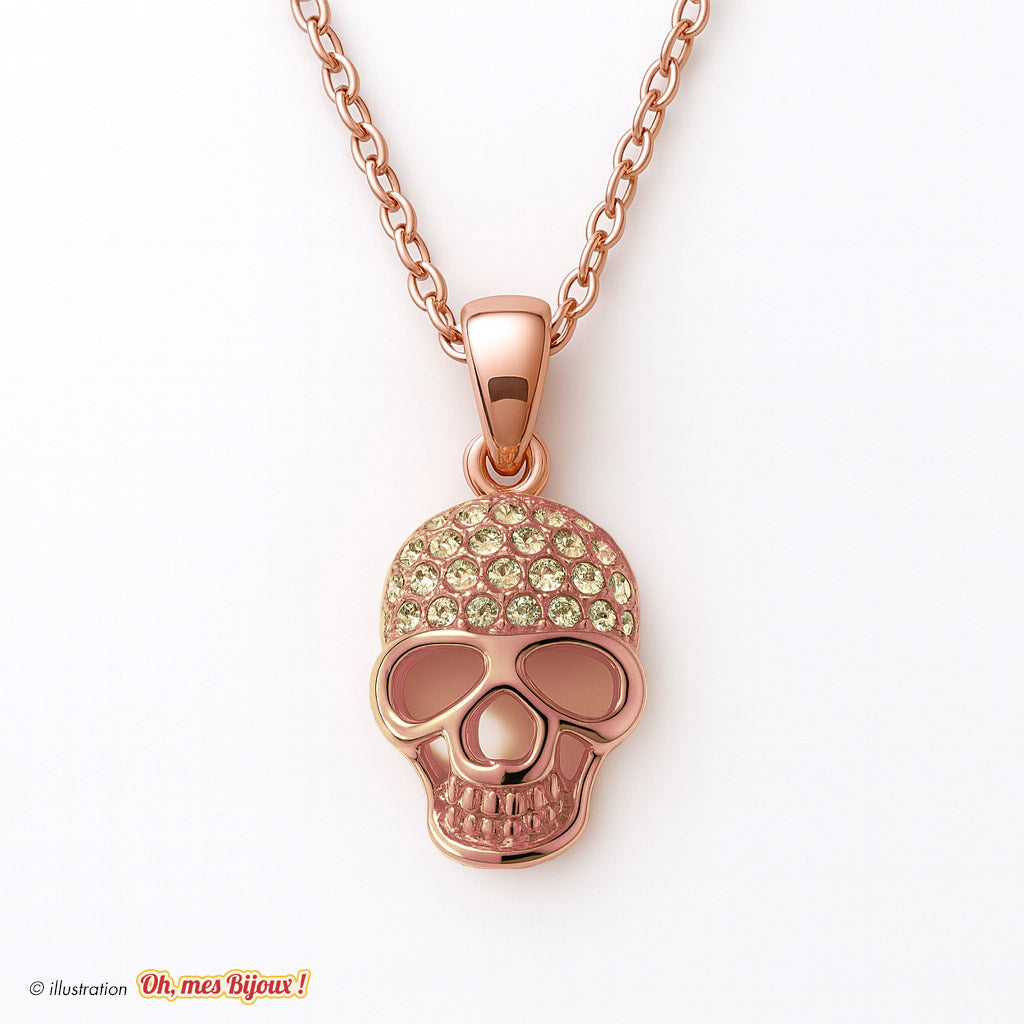 Collier avec Pendentif Tête de Mort – Swarovski® Elements